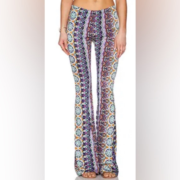 RAGA Wide Leg Flare Pants NWT Large Bohemian Bell Bottom - Picture 5 of 11